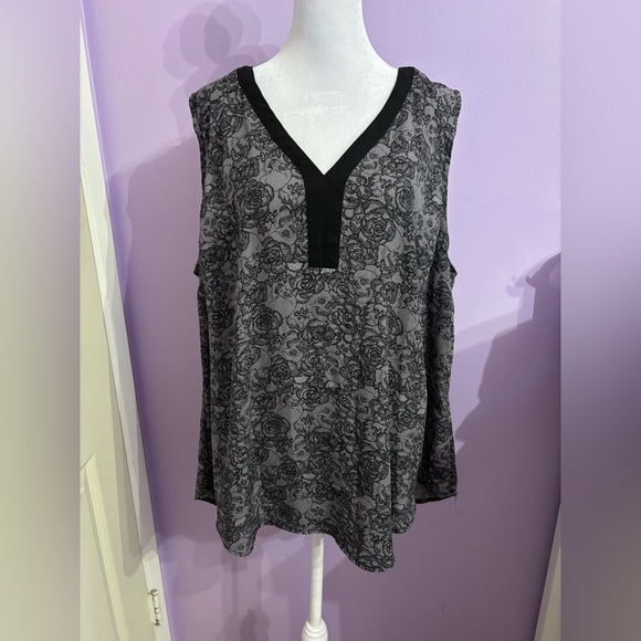 torrid Tops - Torrid Black Lace Design Blouse